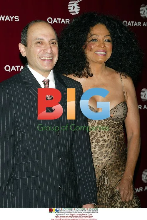 Qatar Airways CEO and Diana Ross at NYC Gala