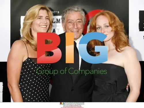 Susan Crow, Tony Bennett and daughter at 2007 Los Angeles Film Festival