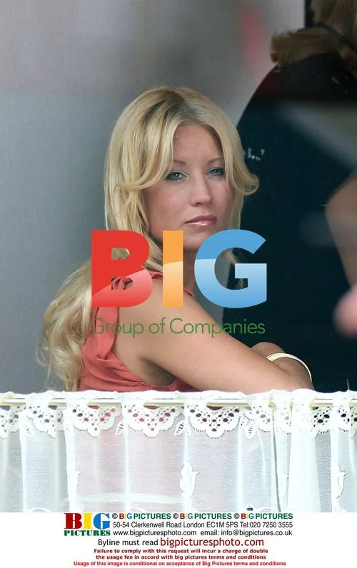 Denise Van Outen on set for Morrisons advert