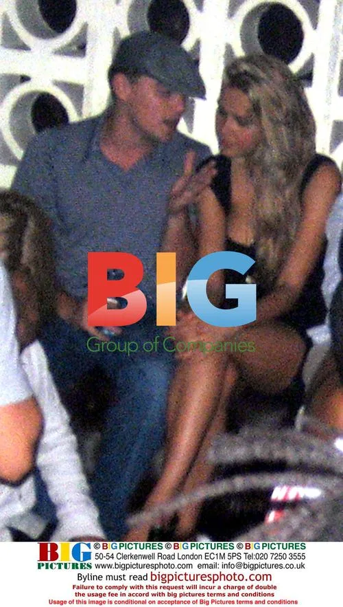 Leonardo DiCaprio with Petra Nemcova at Uniks Birthday Party