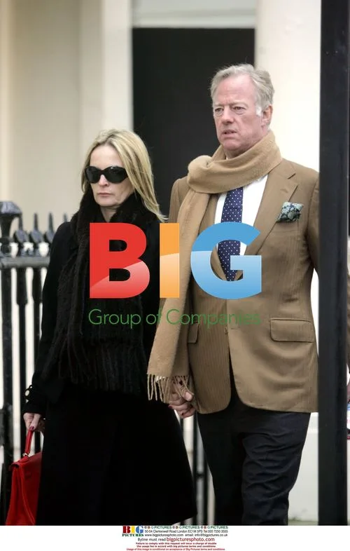 Mark Thatcher and partner in Belgravia
