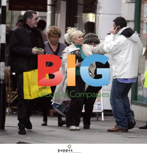 Barbara Windsor and Dale Winton spotted shopping