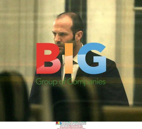 Jason Statham Filming 70s Bank Heist Movie