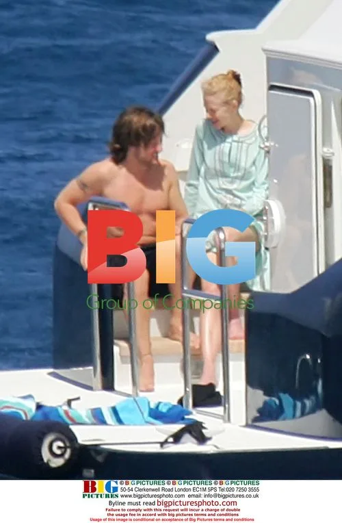 Nicole Kidman and Keith Urban On Caribbean Vacation