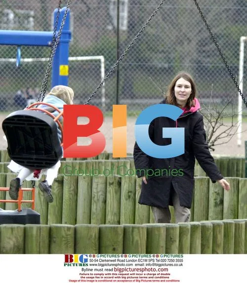 Helen Baxendale Out With Kids