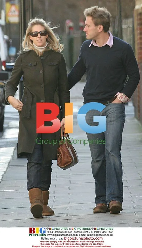 Ben Fogle walking in Knightsbridge