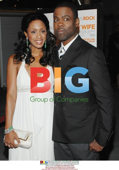 Chris Rock and wife at "I Think I Love My Wife" premiere