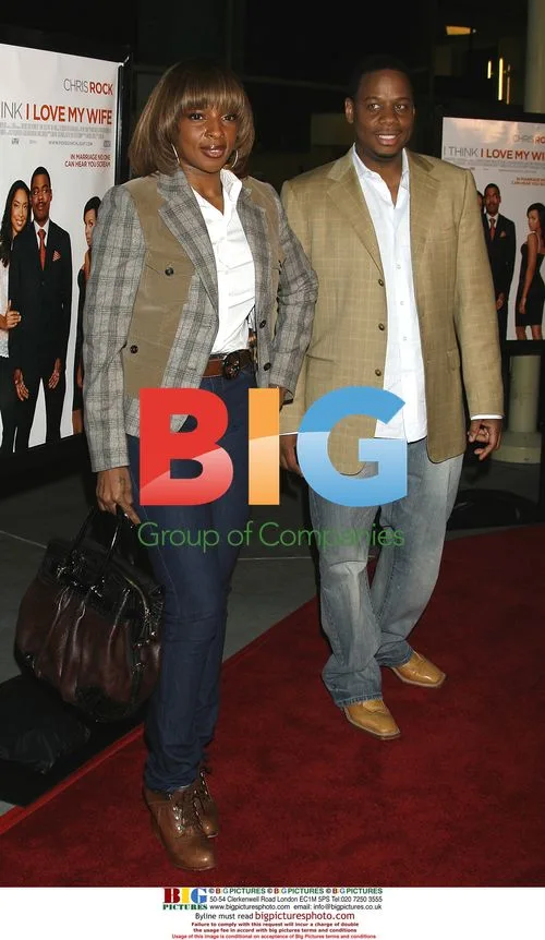 Mary J. Blige and Kendu Isaacs at "I Think I Love My Wife" Premiere