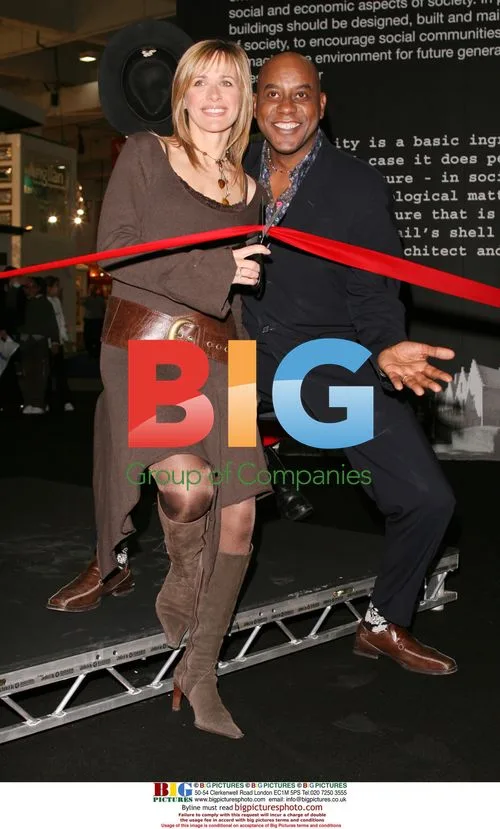 Carole Smiley and Ainsley Harriott at Daily Mail Ideal Home Show