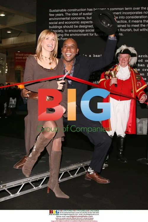 Carole Smiley and Ainsley Harriott at Ideal Home Show