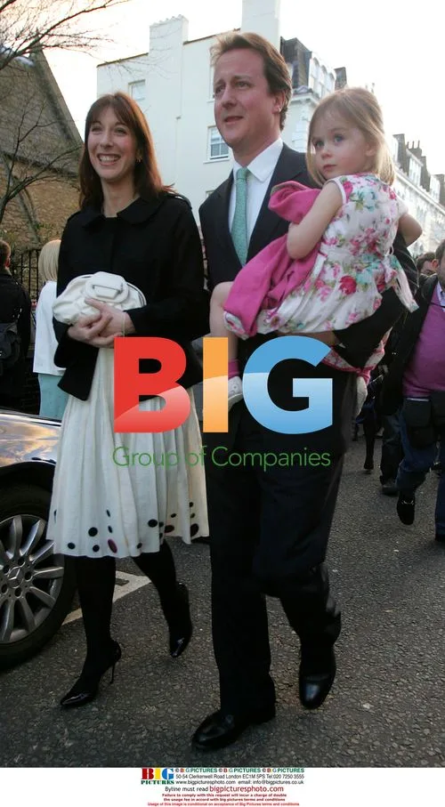 David Cameron attends Parker-Hardman wedding