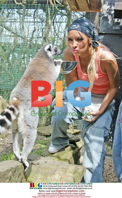 Jodie Marsh Visits Paradise Park