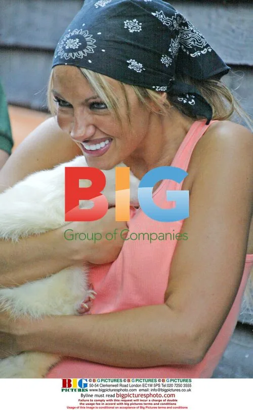 Jodie Marsh and Kensie Visit Paradise Park