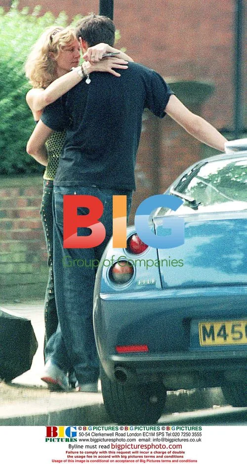 Jamie Theakston and Joely Richardson kissing