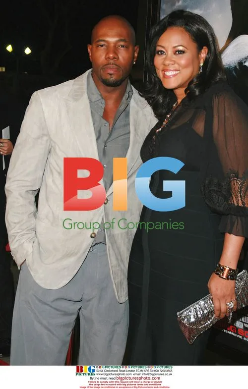 Antoine Fuqua and Lela Rochon at 'Shooter' premiere