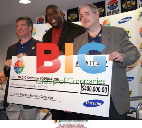 Basketball's "Erwin" Magic Johnson at Press Conference