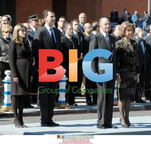 Spanish royals at Madrid bombing memorial