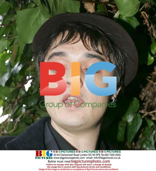 Pete Doherty arrives at Kate Moss's home