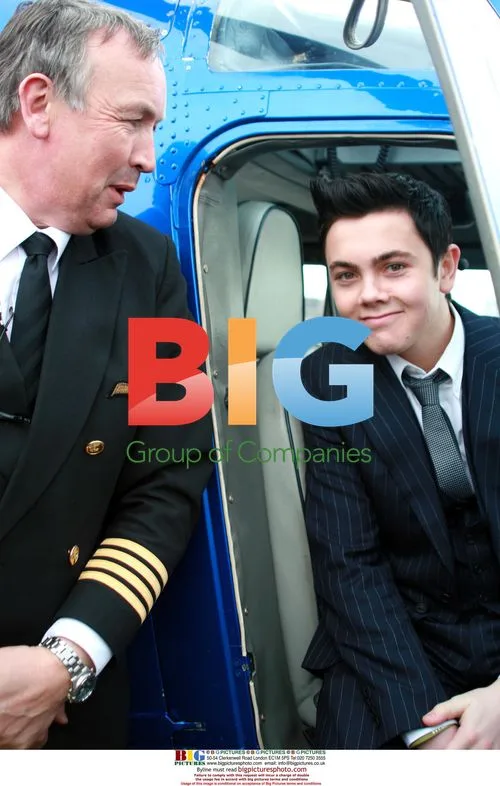 Ray Quinn Arrives by Helicopter for Album Launch