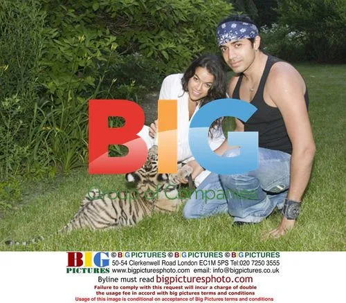 Anand Jon and Michelle Rodriguez with Tiger