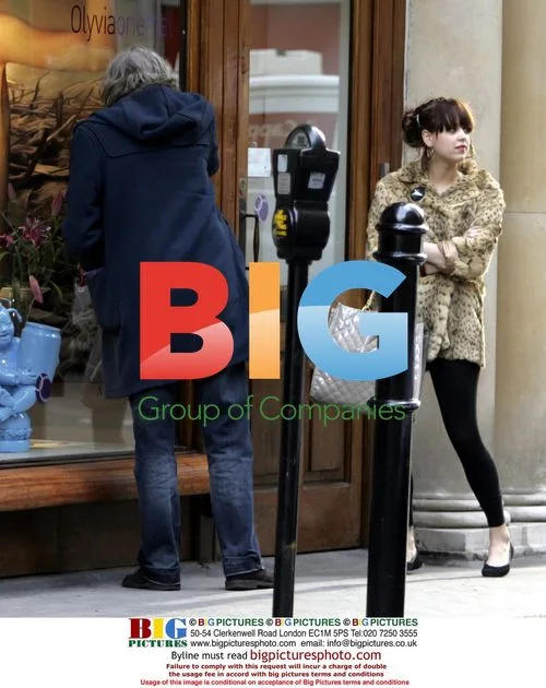 Peaches Geldof and Bob Geldof shopping in London