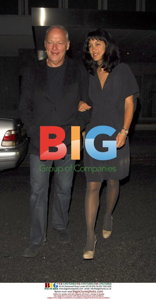 Dave Gilmour and Polly Samson at Sanderson Hotel reopening