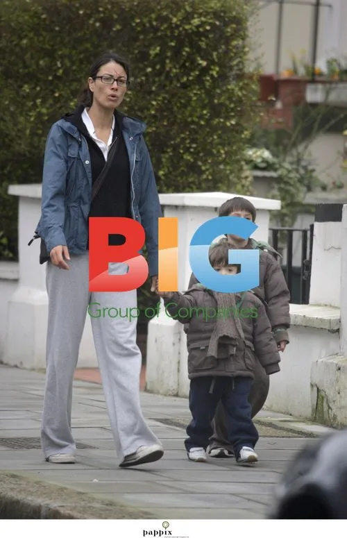 Melanie Sykes Spotted with Sons in London