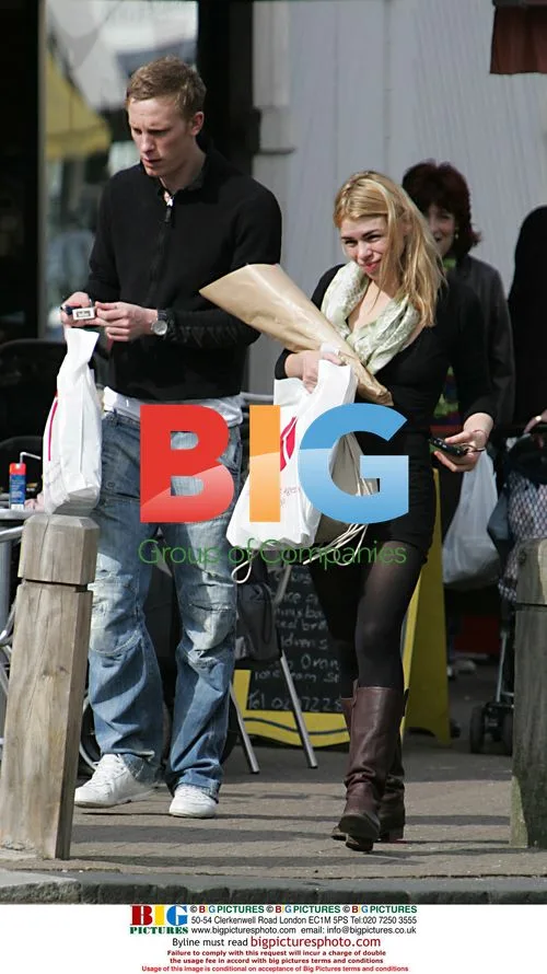 Billie Piper and Laurence Fox out in London