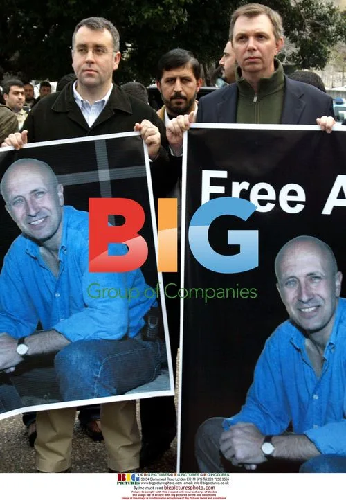 Protest for kidnapped BBC journalist in Gaza
