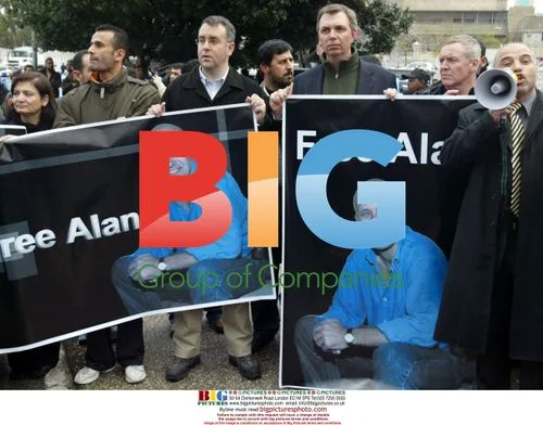 Palestinian journalists protest Alan Johnston kidnapping