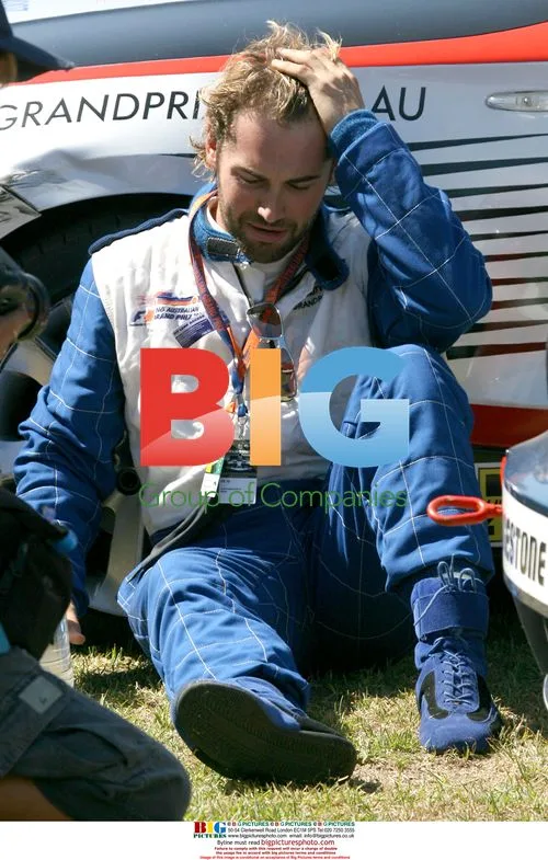Daniel McPherson at Celebrity Challenge Race