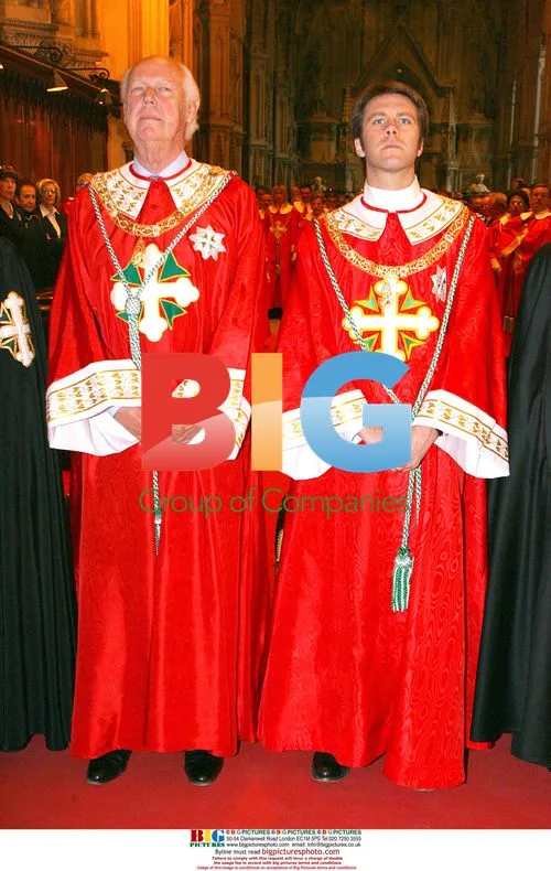 Prince Victor Emmanuel and Prince Emmanuel Philibert De Savoie in Abbaye Church
