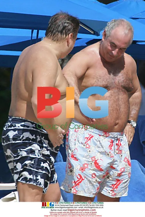 Philip Green on Caribbean holiday