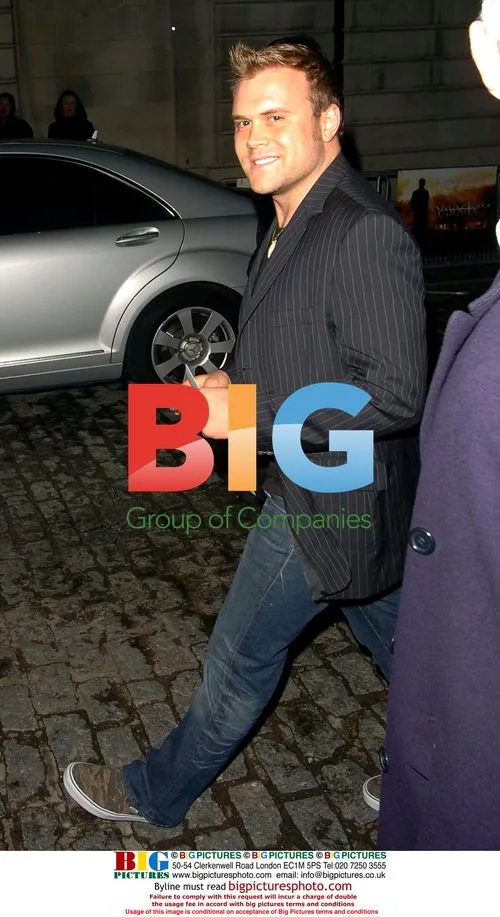 Daniel Bedingfield at "Amazing Grace" premiere
