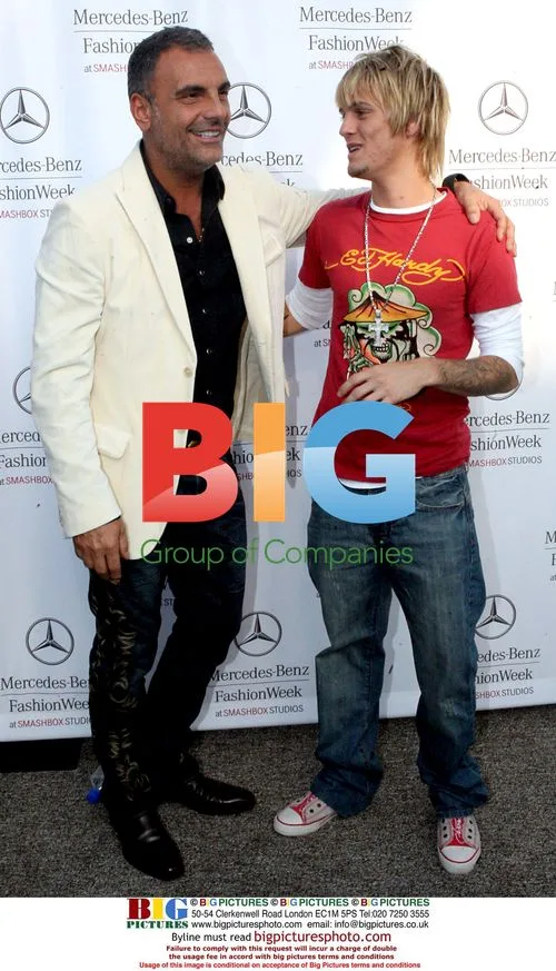 Aaron Carter at Ed Hardy Fashion Show