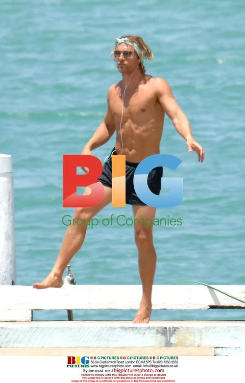 Matthew McConaughey's Beachside Workout