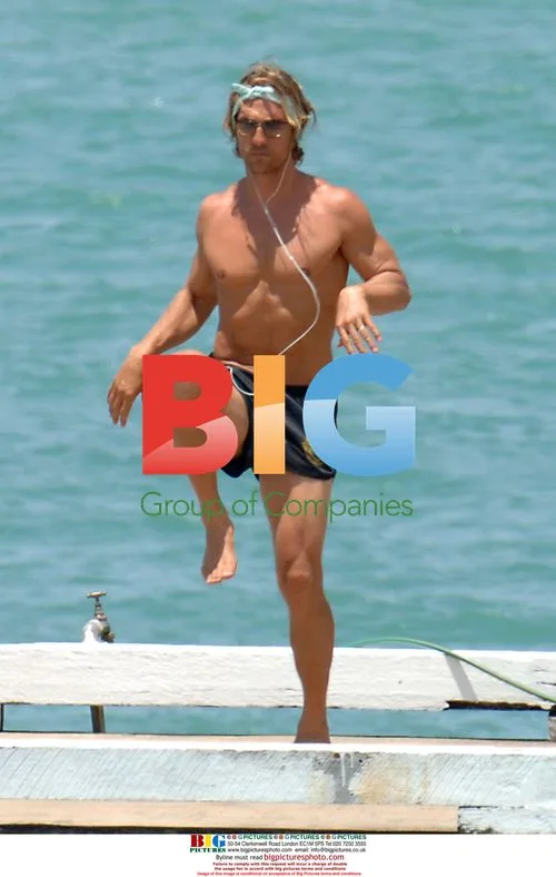 Matthew McConaughey's Beachside Workout