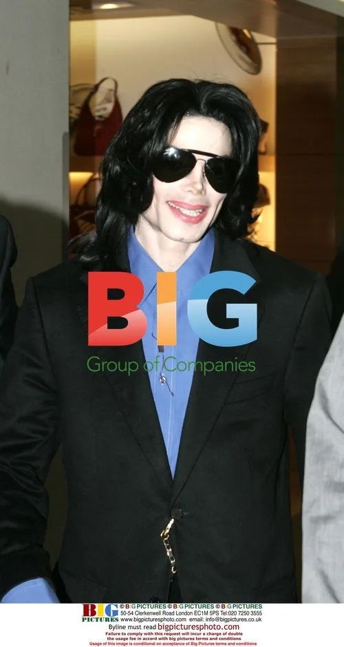 Michael Jackson Departs Heathrow Airport