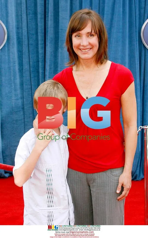 Laurie Metcalf and son Donovan at 'Meet The Robinsons' premiere