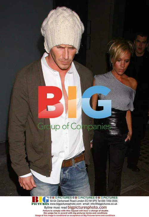 David and Victoria Beckham meet P Diddy