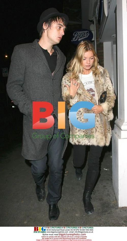 Kate Moss and Pete Doherty Leave Home