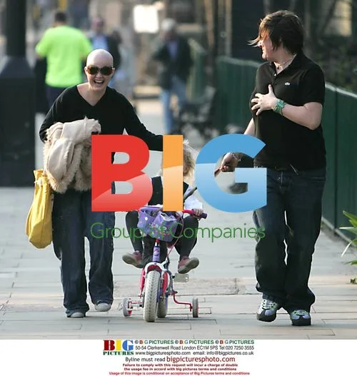 Gail Porter Out With Friend and Daughter