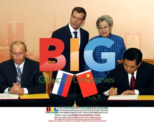 Putin and Hu Jintao at Chinese Culture Fair