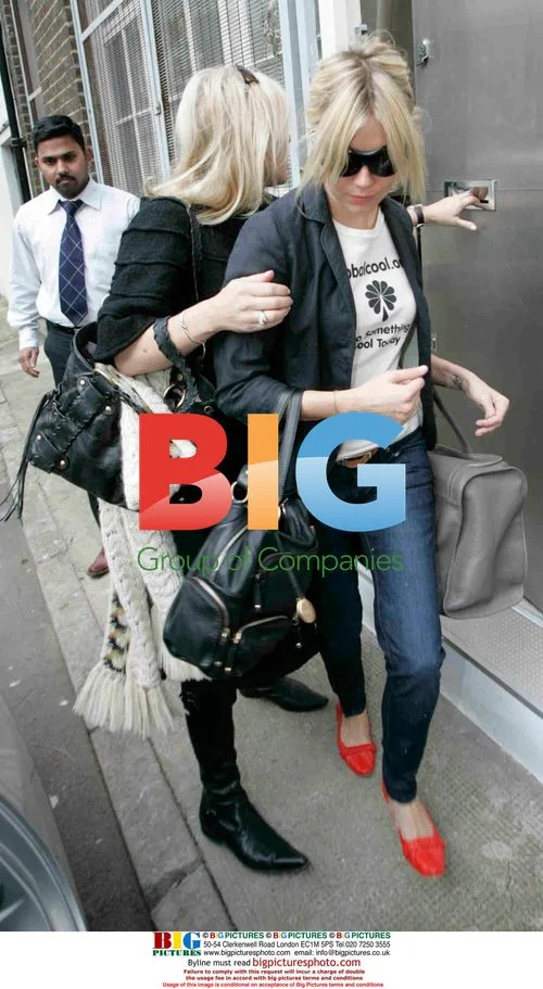 Sienna Miller Leaving Home in London