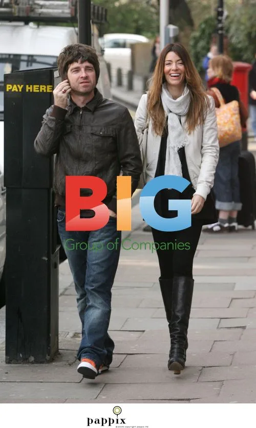Noel Gallagher and Sara McDonald in London