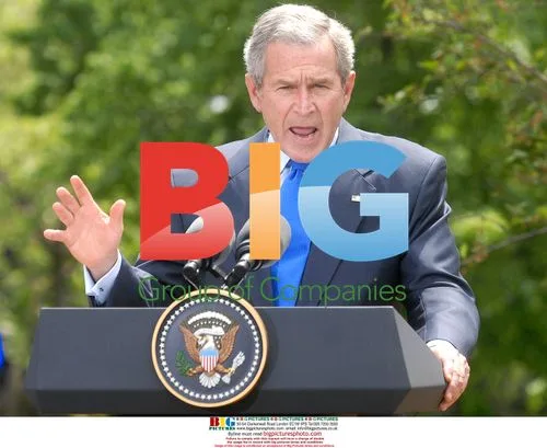 George W. Bush speaks at White House
