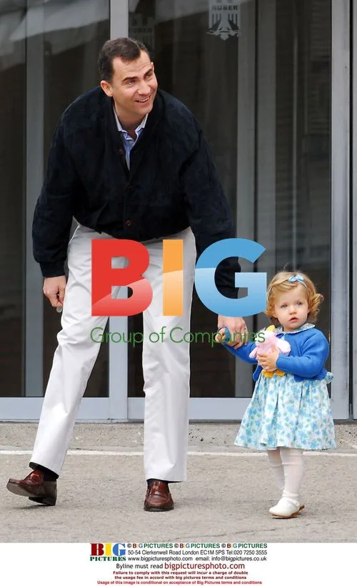 Prince Felipe and Daughter Leonor Visit Princess Letizia and Sofia
