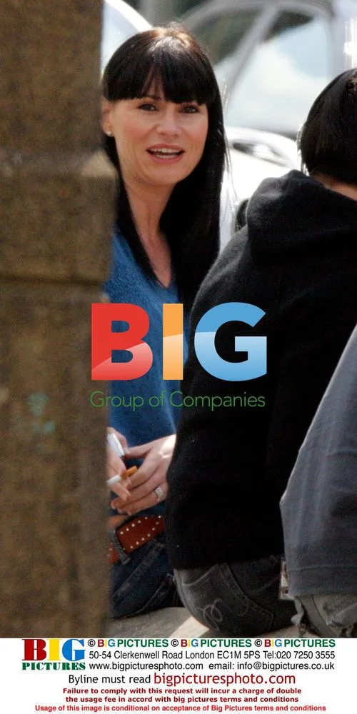 Lucy Parteger Smoke Break at Emmerdale Studios