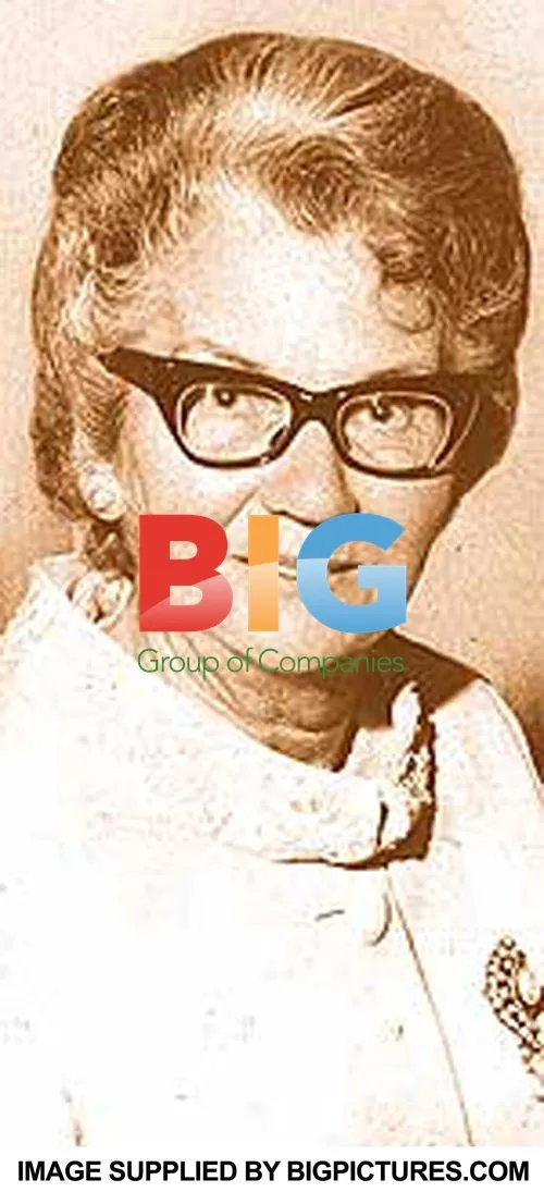 Julie Walters as Mary Whitehouse on BBC film set