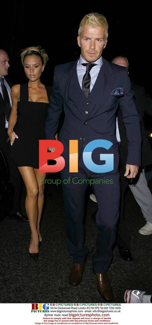 David and Victoria Beckham at Cipriani
